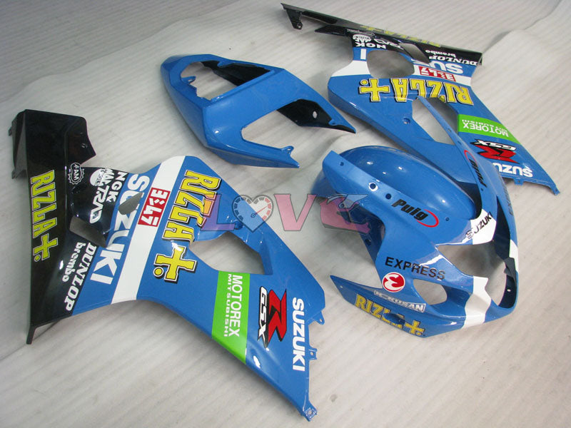 Rizla+ - Blue White Fairings and Bodywork For 2004-2005 GSX-R750 #LF6603