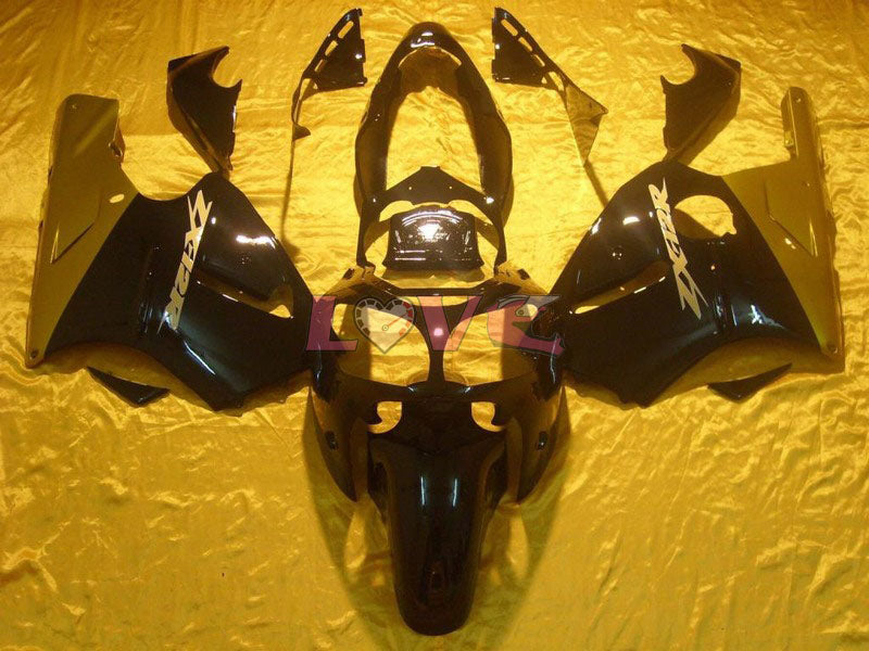 Factory Style - Black Gold Fairings and Bodywork For 2000-2001 NINJA ZX-12R #LF4878