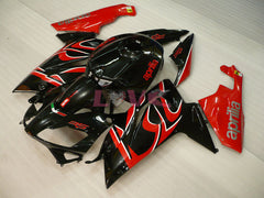 Factory Style - Red Black Fairings and Bodywork For 2004-2009 RS125 #LF5462