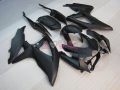 No sticker / decal Factory Style - Black Matte Fairings and Bodywork For 2008-2010 GSX-R600 #LF3895