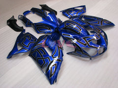 Customize - Blue Black Fairings and Bodywork For 2006-2011 NINJA ZX-14R #LF3234