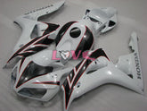 Factory Style - White Black Fairings and Bodywork For 2006-2007 CBR1000RR #LF4384