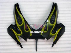 Flame - Yellow Black Fairings and Bodywork For 2006-2007 GSX-R750 #LF6539