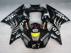 GO!!!!!!! MOTUL - Black Fairings and Bodywork For 2000-2001 YZF-R1 #LF7059