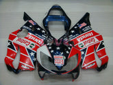 Castrol - Red Blue Fairings and Bodywork For 2001-2003 CBR600F4i #LF7677