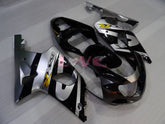 Factory Style - Black Silver Fairings and Bodywork For 2000-2003 GSX-R750 #LF4193