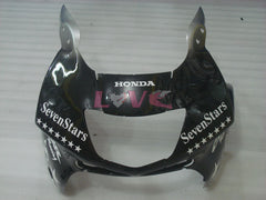 SevenStars - Black Silver Fairings and Bodywork For 1995-1996 CBR600F3 #LF4529