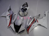 Factory Style - White Silver Fairings and Bodywork For 2008-2016 YZF-R6 #LF3400