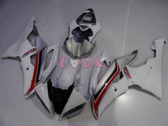 Factory Style - White Silver Fairings and Bodywork For 2008-2016 YZF-R6 #LF3400