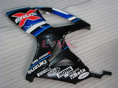 Dark Dog - White Black Fairings and Bodywork For 2006-2007 GSX-R750 #LF6560