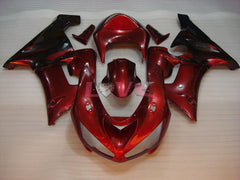 Flame - Red Black Fairings and Bodywork For 2005-2006 NINJA ZX-6R #LF5995