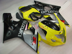 Factory Style - Yellow Silver Fairings and Bodywork For 2004-2005 GSX-R600 #LF6628