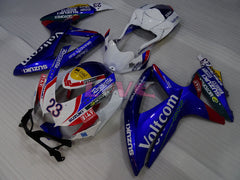 VIRU - Blue White Fairings and Bodywork For 2008-2010 GSX-R600 #LF3959
