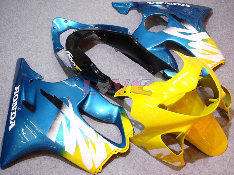 Factory Style - Yellow Blue Fairings and Bodywork For 1999-2000 CBR600F4 #LF7684