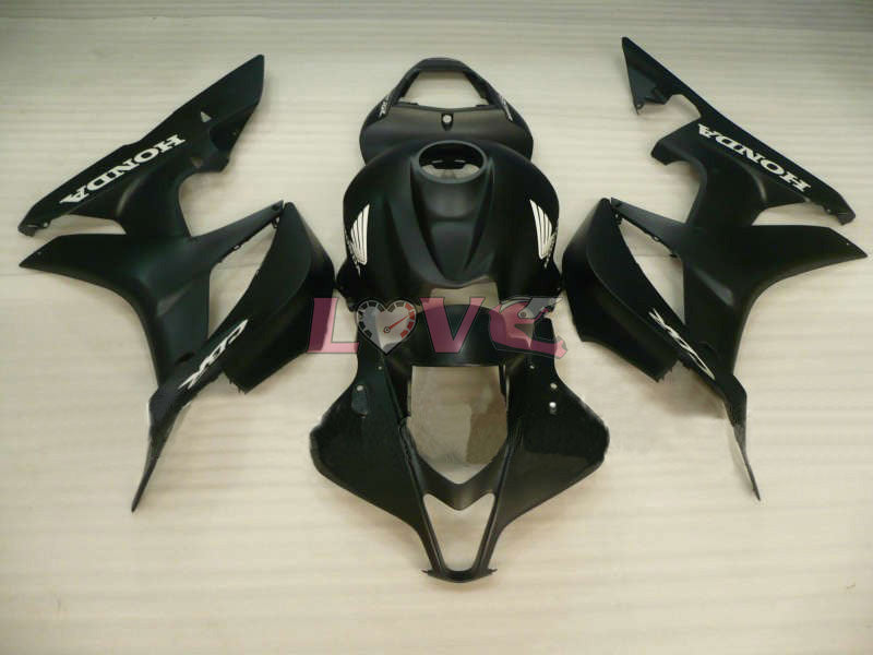 Factory Style - Black Matte Fairings and Bodywork For 2007-2008 CBR600RR #LF7470