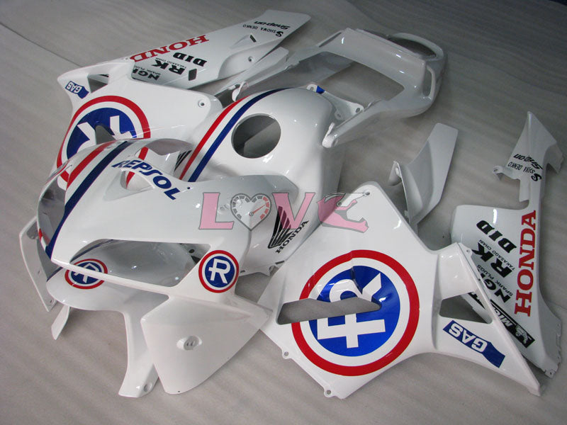 MICHELIN RK Repsol - White Fairings and Bodywork For 2005-2006 CBR600RR #LF7498
