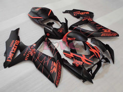 Corona - Orange Black Matte Fairings and Bodywork For 2008-2010 GSX-R750 #LF3924