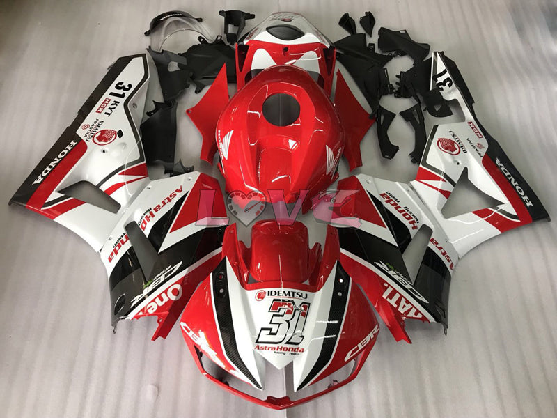 Factory Style - Red White Black Fairings and Bodywork For 2013-2020 CBR600RR #LF7885