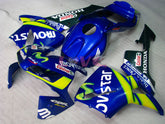 Movistar - Yellow Blue Fairings and Bodywork For 2003-2004 CBR600RR #LF5384