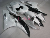 Factory Style - White Black Fairings and Bodywork For 2006-2007 YZF-R6 #LF3474