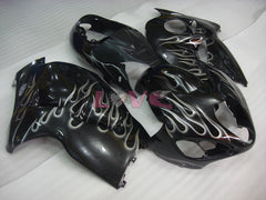 Flame - Black Fairings and Bodywork For 1999-2007 Hayabusa #LF3750