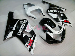 Factory Style - White Black Fairings and Bodywork For 2000-2002 GSX-R1000 #LF6086