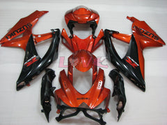 Factory Style - Orange Black Fairings and Bodywork For 2008-2010 GSX-R600 #LF3977
