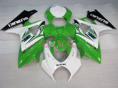 Factory Style - Green White Fairings and Bodywork For 2007-2008 GSX-R1000 #LF5724