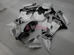 MOTUL - White Black Fairings and Bodywork For 2006-2007 YZF-R6 #LF3476
