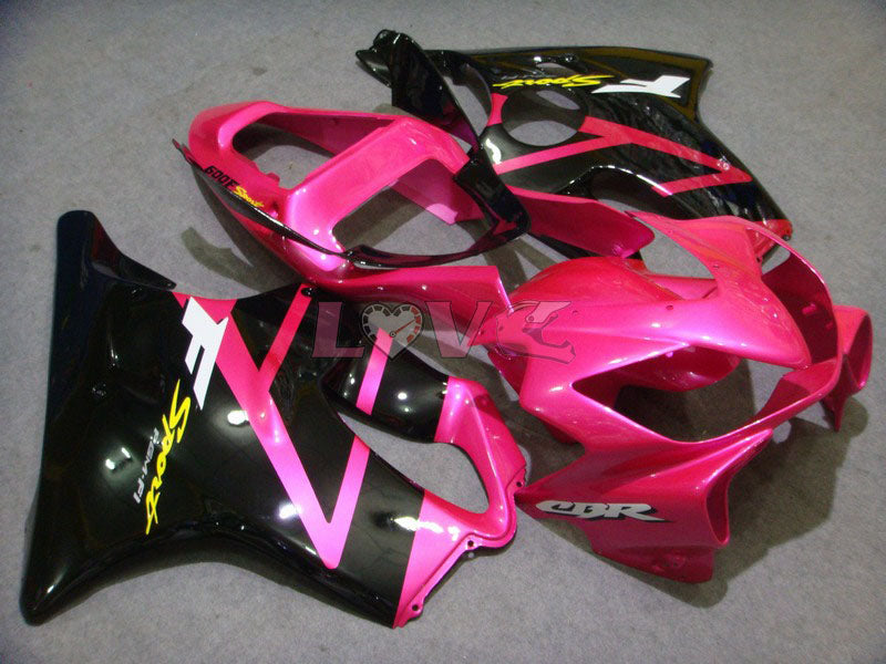 Factory Style - Black Pink Fairings and Bodywork For 2001-2003 CBR600F4i #LF7640