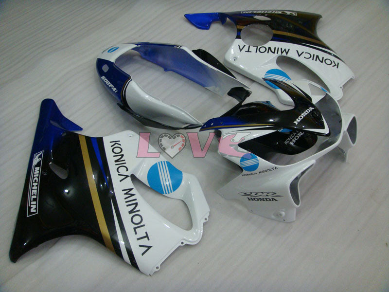 Konica Minolta - White Black Fairings and Bodywork For 2004-2007 CBR600F4i #LF7618