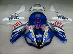FIAT MOTUL - Blue White Fairings and Bodywork For 2007-2008 YZF-R1 #LF6979