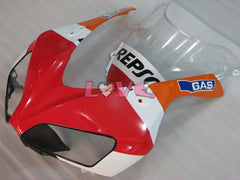 Repsol - Orange White Fairings and Bodywork For 2006-2007 CBR1000RR #LF4367