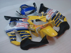Nastro Azzurro - Yellow White Fairings and Bodywork For 2001-2003 CBR600F4i #LF7656