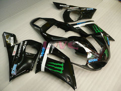 Monster - Black Fairings and Bodywork For 1998-2002 YZF-R6 #LF3359