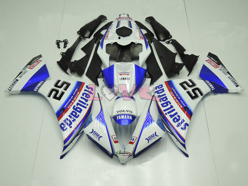 DUNLOP - Blue Black Fairings and Bodywork For 2012-2014 YZF-R1 #LF4787