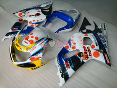 Dark Dog - Blue White Fairings and Bodywork For 2001-2003 GSX-R600 #LF4244