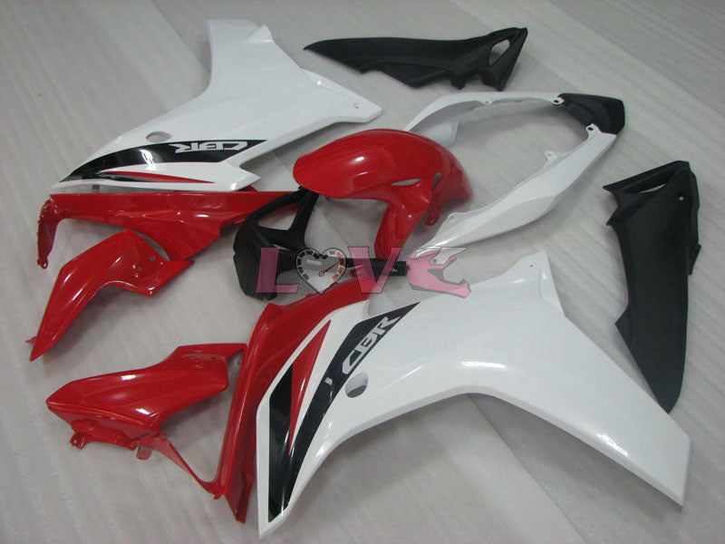 Factory Style - Red White Fairings and Bodywork For 2011-2013 CBR600F #LF3036