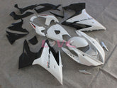 Factory Style - White Black Fairings and Bodywork For 2013-2014 Daytona 675 #LF3046