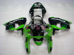 Monster - Green Black Fairings and Bodywork For 2000-2001 NINJA ZX-9R #LF4916