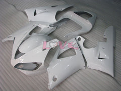 No sticker / decal Factory Style - White Fairings and Bodywork For 2000-2001 YZF-R1 #LF3625