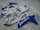 Jordan - Blue White Fairings and Bodywork For 2006-2007 GSX-R600 #LF6350
