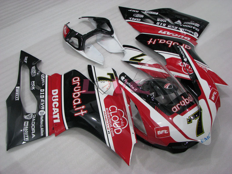 aruba.it - Red White Black Fairings and Bodywork For 2011-2014 1199 #LF3100