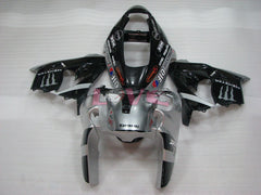 Monster - Black Silver Fairings and Bodywork For 2002-2003 NINJA ZX-9R #LF3291