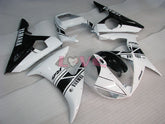 Factory Style - White Black Fairings and Bodywork For 2003-2004 YZF-R6 #LF3551