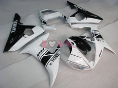 Factory Style - White Black Fairings and Bodywork For 2003-2004 YZF-R6 #LF3551