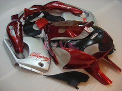 Factory Style - Red wine White Fairings and Bodywork For 1997-2007 YZF1000R #LF7919