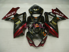 BACARDI - Red Black Fairings and Bodywork For 2007-2008 GSX-R1000 #LF3827