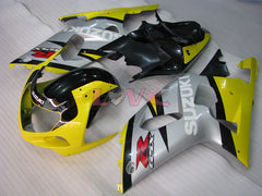 Factory Style - Yellow Silver Fairings and Bodywork For 2001-2003 GSX-R600 #LF6755