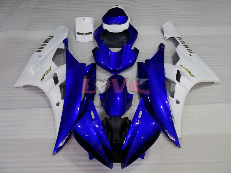 Factory Style - Blue White Fairings and Bodywork For 2006-2007 YZF-R6 #LF3450